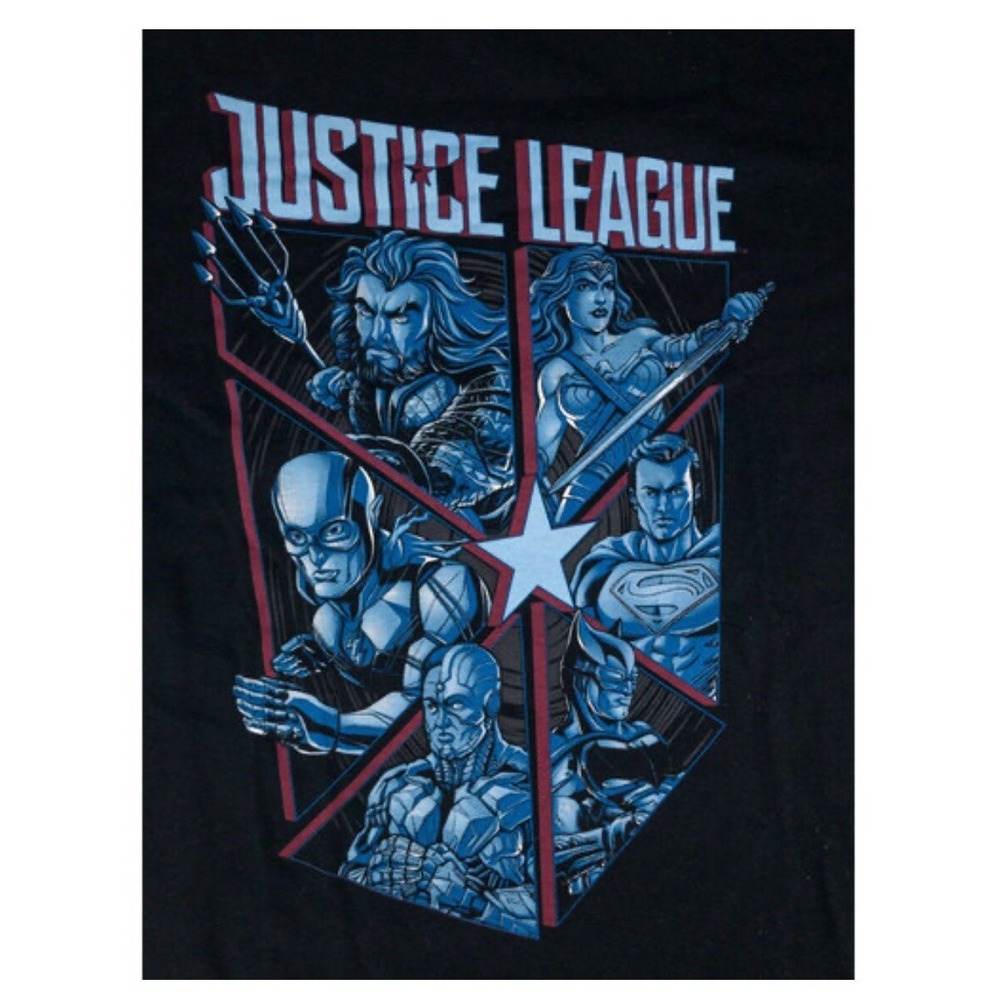 FUNKO Tee DC Legacy Legion Of Collectors Justice League‎ Unisex Black T Shirt XL